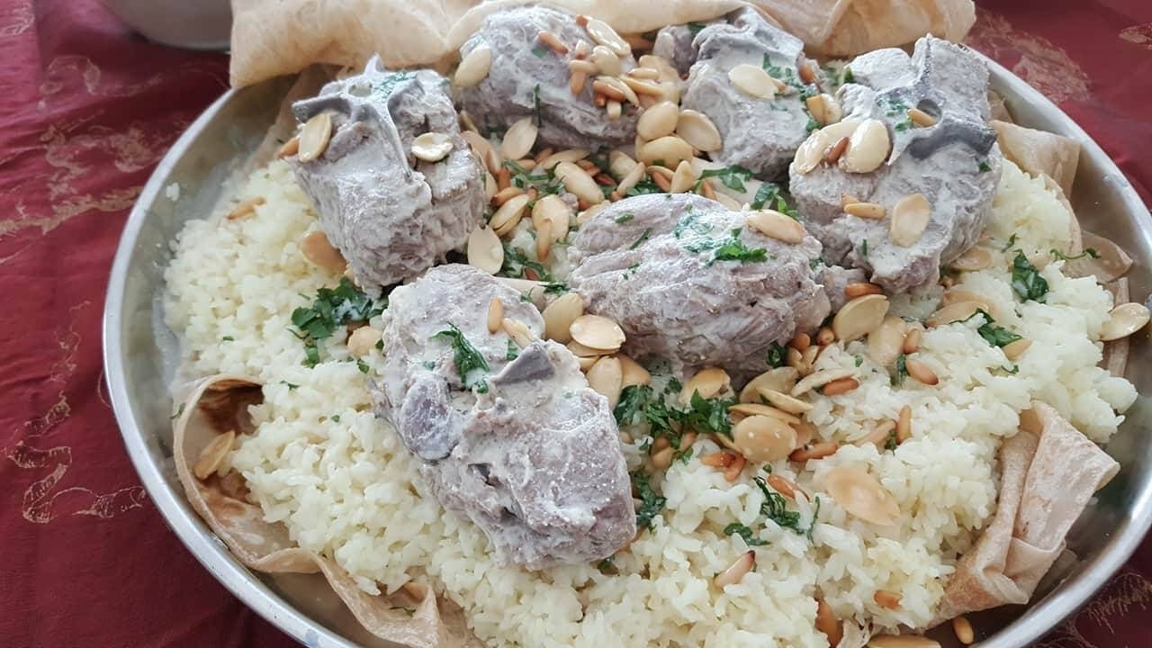 Jameed making , Mansaf preparing and eating experience