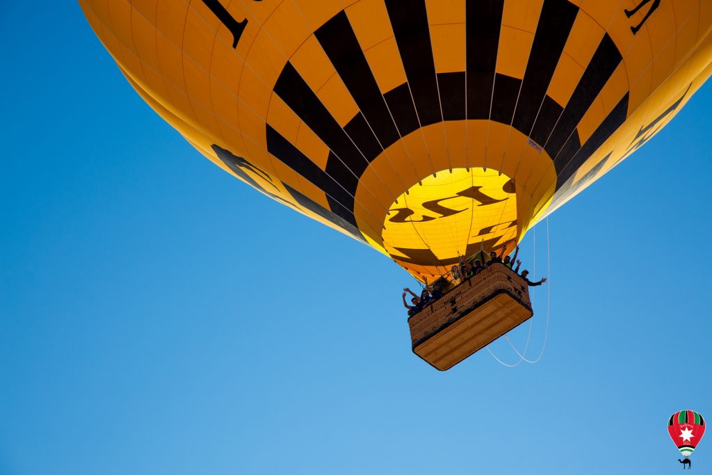 Balloons over rum