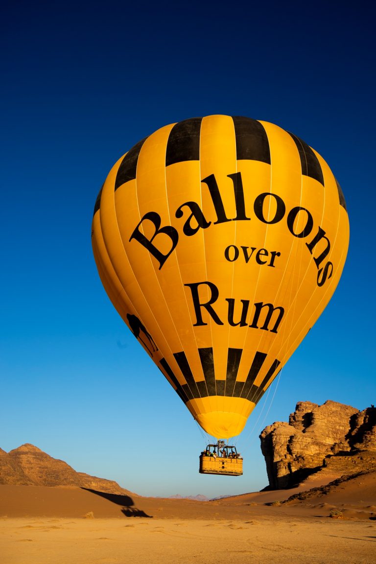 Balloons over rum