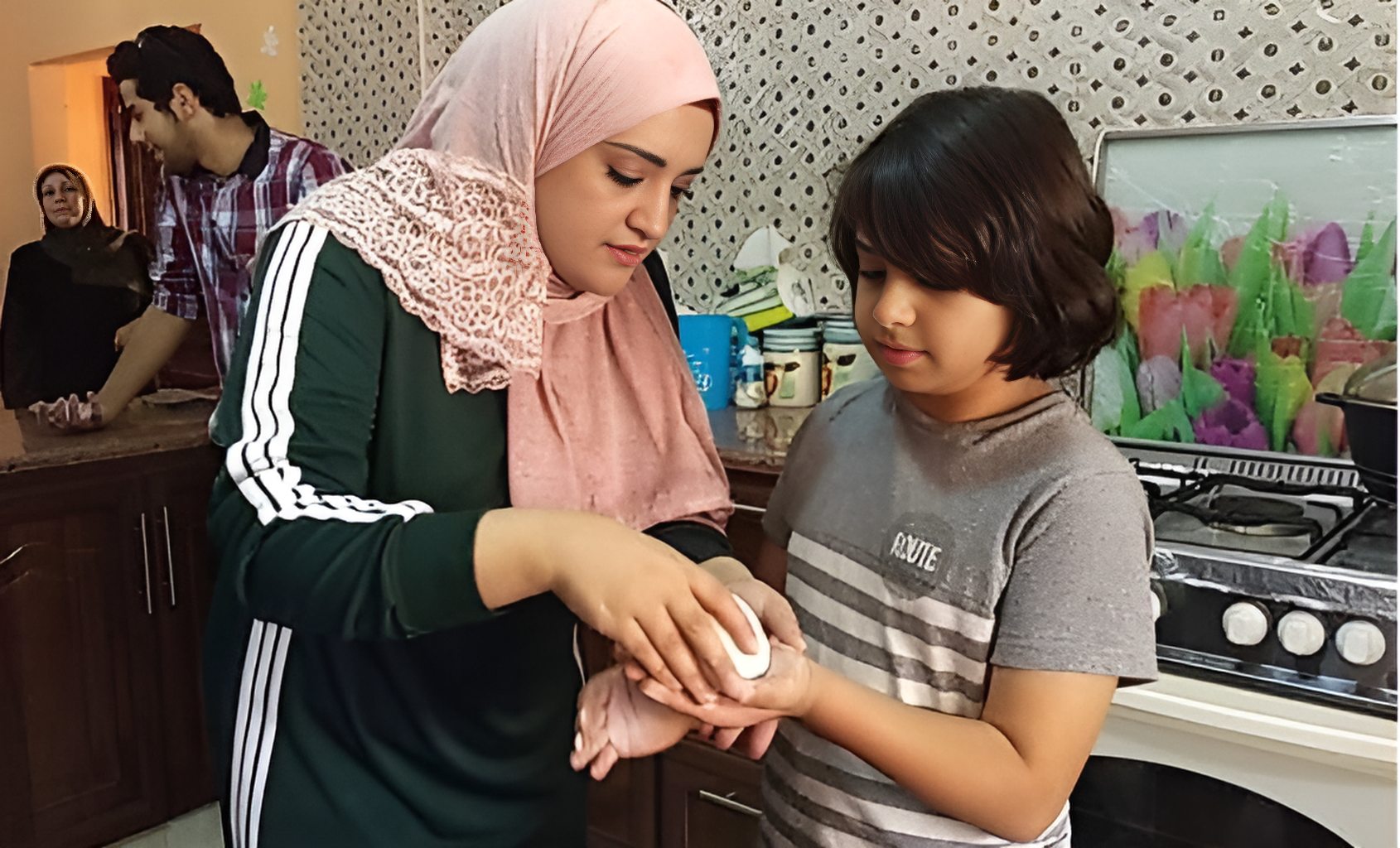 Jameed making and Mansaf cooking